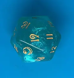 MTG Lorwyn Eclipsed Oversized D20 spindown life counter dice - Image 1