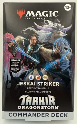 Tarkir: Dragonstorm Commander Deck - Jeskai Striker MTG Brand New Sealed - Image 1