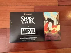 MTG Secret Lair Marvel's Spider-Man: Heroic Deeds Rainbow Foil Edition - New - Image 1