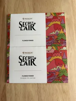 Flower Power Foil and Non Foil both Secret Lair Chaos Vault MTG set - Image 1