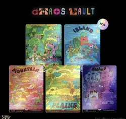 Flower Power Foil and Non Foil both Secret Lair Chaos Vault MTG set - Image 2