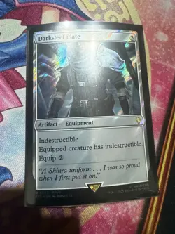 Darksteel Plate (Surge Foil) R MTG FF Collector Commander 342 LP - Image 1