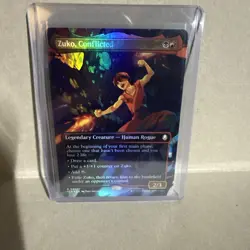 MTG Zuko, Conflicted (Borderless) Avatar: The Last Airbender Foil - Image 1