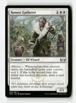 Rumor Gatherer Streets of New Capenna Regular - Image 1