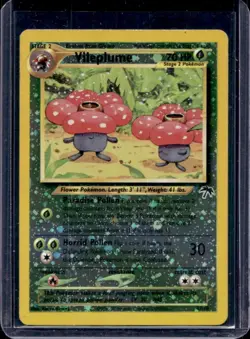 2001 Pokemon Southern Islands Vileplume Reverse Holo #17/18 - Image 1