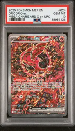 2025 POKEMON MEP PROMO ULTRA-PREMIUM COLLECTION #024 ORICORIO EX PSA 10 - Image 1