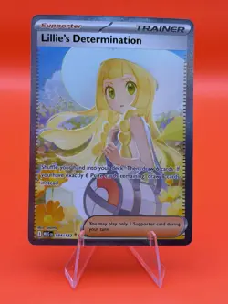 Pokemon Lillie's Determination 184/132 Mega Evolution Holo - Image 1