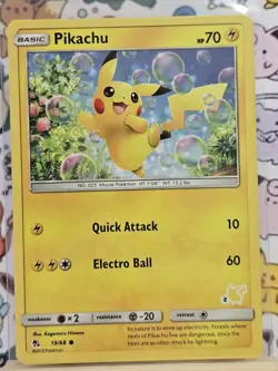 4 Pikachu - (#30 Pikachu Stamped) 019/068 Battle Academy Regular Pokemon TCG - Image 4