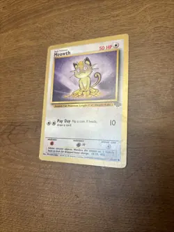 ⚡❄ Pokemon TCG Meowth 56/64 Jungle Gold Border Fruit Roll Up Promo⚡❄⚡❄ - Image 1