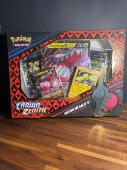 Pokemon [Sealed] Crown Zenith Regidrago V Collection Box - Image 1
