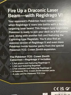 Pokemon [Sealed] Crown Zenith Regidrago V Collection Box - Image 2
