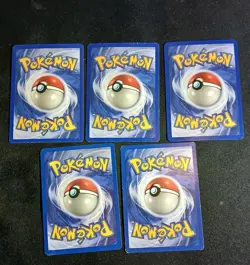 Pokemon Error Lot No Symbol Jungle Flareon Evolution Wartortle Base 1st Misprint - Image 2