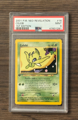 Pokemon Neo Revelation 1st Edition CELEBI 16/64 PSA 9 MINT # 47601281 - Image 2
