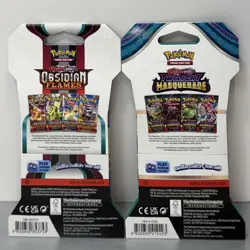 Pokemon TCG SCARLET & VIOLET Obsidian Flames & Twilight Masquerade Booster Pack - Image 2