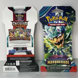 Pokemon TCG SCARLET & VIOLET Obsidian Flames & Twilight Masquerade Booster Pack - Image 4
