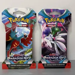 Pokemon TCG Scarlet & Violet PARADOX RIFT Booster Pack 2-PACK BUNDLE New Sealed - Image 1