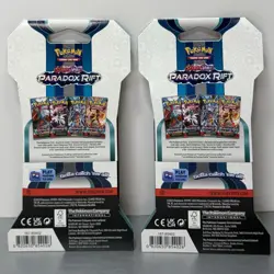 Pokemon TCG Scarlet & Violet PARADOX RIFT Booster Pack 2-PACK BUNDLE New Sealed - Image 2