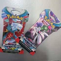 Pokemon TCG Scarlet & Violet PARADOX RIFT Booster Pack 2-PACK BUNDLE New Sealed - Image 3