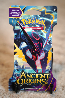 Sealed Pokemon TCG XY Ancient Origins Rayquaza Hanger Sleeved Booster Pack New - Image 1