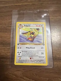 NM/M 1999 Pokemon - 1st Edition Pidgeot Non-Holo Rare - Jungle 24/64 - WOTC - Image 1