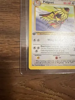 NM/M 1999 Pokemon - 1st Edition Pidgeot Non-Holo Rare - Jungle 24/64 - WOTC - Image 4
