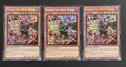 2024 YUGIOH MP24 SECRET RARE VANQUISH SOUL HEAVY BORGER X3 NM SET - Image 1