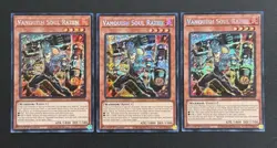 2024 YUGIOH MP24 SECRET RARE VANQUISH SOUL RAZEN X3 NM SET - Image 1