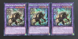 2024 YUGIOH MP24 SECRET RARE CHIMERA THE KING OF PHANTOM BEASTS X3 NM - Image 1