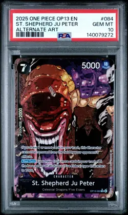 2025 ONE PIECE CARRYING ON HIS WILL ALT ART #084 ST. SHEPHERD JU PETER PSA 10 - Image 1
