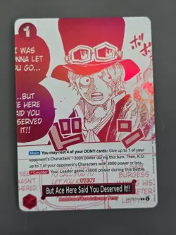 One Piece TCG - But Ace Here Said You Deserved It - OP13-019 - Treasure Campaign - Image 1