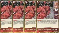 Color Of The Supreme King Haki R OP12-018 - One Piece TCG (Playset) - Image 1