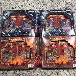 (4)ONE PIECE Illustration Box Vol 5 & Vol 6 NEW PRB-02 OP-13 Bundle TCG OP-14 - Image 2
