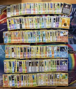 Vintage Pokemon Card Lot Fire Flareon Gyarados Meowth Ampharos Energy 260+ - Image 1