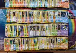 Vintage Pokemon Card Lot Fire Flareon Gyarados Meowth Ampharos Energy 260+ - Image 3