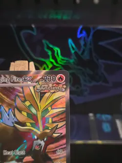 Pokemon Card Gouging Fire ex #188 Temporal Forces Holo - Image 3
