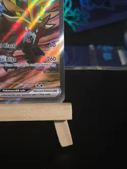 Pokemon Card Gouging Fire ex #188 Temporal Forces Holo - Image 5
