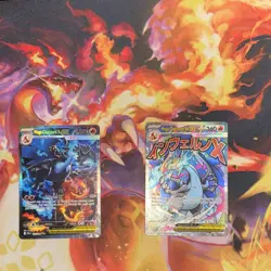 Pokemon Mega Charizard X EX Holo Mega Evolution 2 Card Lot #125 SIR 023 promo - Image 1