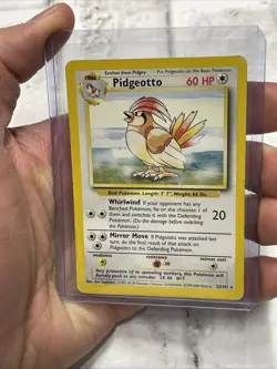 Pokemon Pidgeotto 22/102 Base Set Regular Vintage Vtg Pokemon Card Rare TCG MP - Image 1