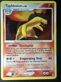 Typhlosion 16/123 Mysterious Treasures Holo 2007 Pokemon Card Lp - Image 1