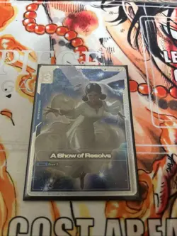 GD03 A Show of Resolve (SP) U+ English. Gundam Card Game Steel Requiem. GD01-100 - Image 1