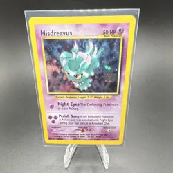 Pokemon TCG Misdreavus 11/64 Neo Revelation 50 HP Basic Holo Rare - Image 1