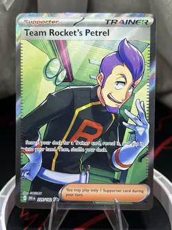 Team Rocket’s Petrel 226/182 Ultra Rare Pokemon TCG SV Destined Rivals Near Mint - Image 1