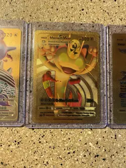 Pokemon Textured Gold Foil Fan Art Pokemon - Image 3