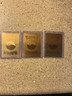 Pokemon Textured Gold Foil Fan Art Pokemon - Image 5