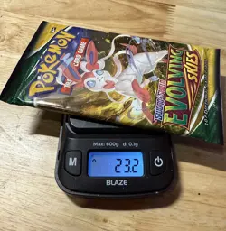 HEAVY 23.2g! Evolving Skies Booster Pack Sword & Shield Pokemon New/Sealed - Image 1