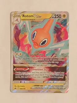 Pokemon TCG Rotom VSTAR Holo 046/159 Sword & Shield Crown Zenith Near Mint - Image 1