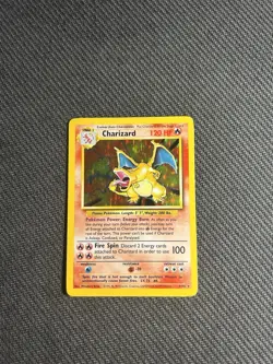 Pokemon TCG Charizard 4/102 Base Set Holo HP - Image 3