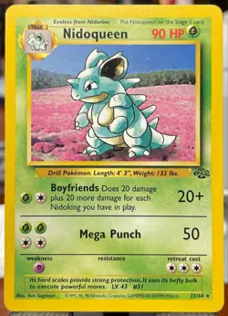 NM 💥 Nidoqueen | Pokemon TCG 1999 | (Jungle Set) Non Holo Rare Vintage 23/64 - Image 1