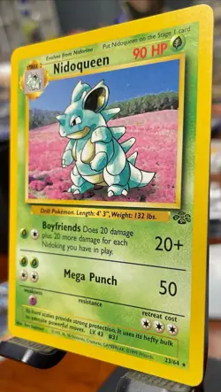 NM 💥 Nidoqueen | Pokemon TCG 1999 | (Jungle Set) Non Holo Rare Vintage 23/64 - Image 3