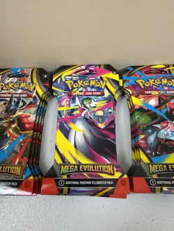 Lot of 16: Pokemon TCG Mega Evolution Sleeved Booster Pack - Image 4